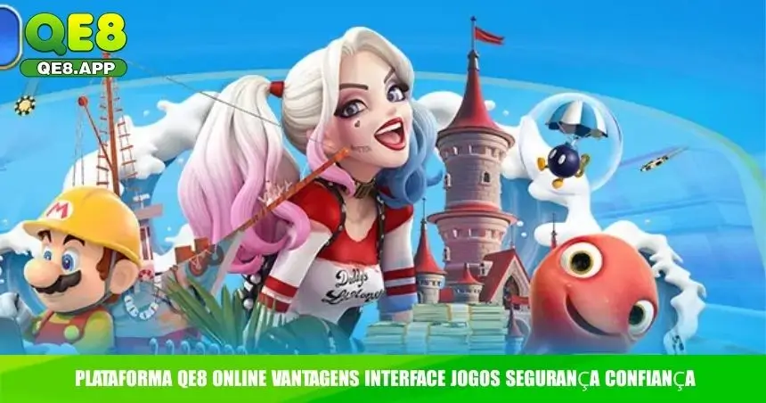 Plataforma QE8 online vantagens interface jogos segurança confiança